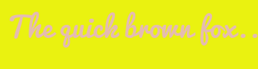 Image with Font Color E5BCB0 and Background Color EAF210